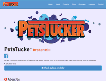 Tablet Screenshot of petstucker.com